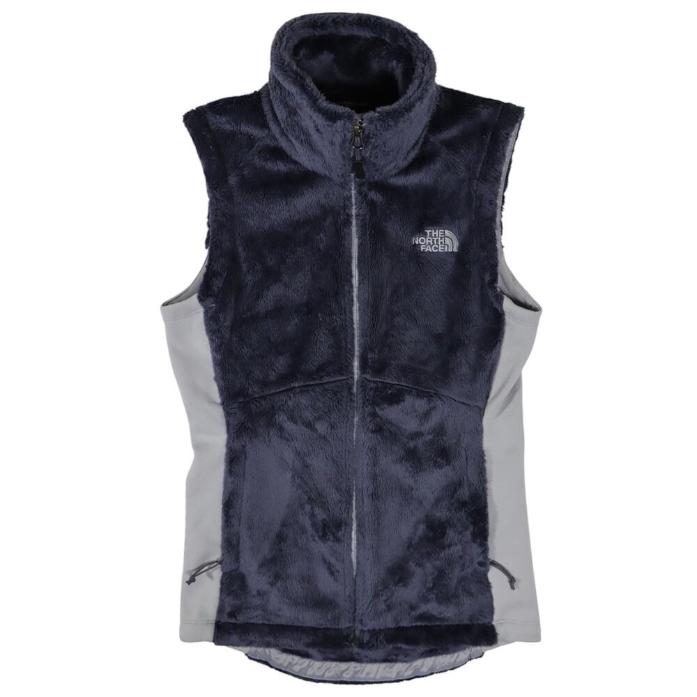 The North Face Osito Fleece Vest Womens XS‎ Gray Full Zip Soft Outdoor Hiking